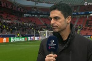 阿尔特塔赛前:要尽可能占据优势 特罗萨德不太舒服就让他休息了