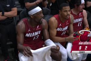 三节62分！阿德巴约破詹姆斯61分热火队史纪录！比肩科比神迹！