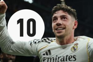 比肩诸多超神表现！巴尔韦德成为队报第20名评分10分的球员