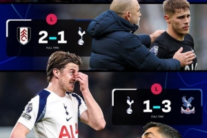 图多尔执教前4场全败,为热刺队史新帅首次出现