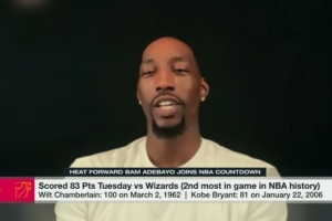 哪一刻让你意识到83分的意义?阿德巴约:在命中那些罚球之后