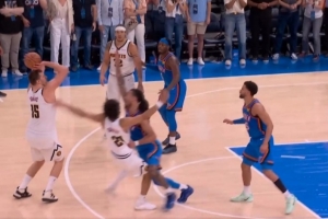 雷霆VS掘金裁判报告：无任何错判和漏判 杰林关键送3+1判罚无误