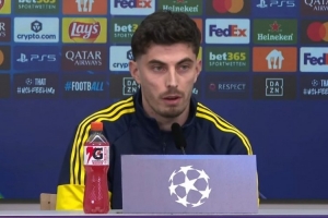 哈弗茨:知道伤病是足球的一部分 从未看到约克雷斯对批评有反应