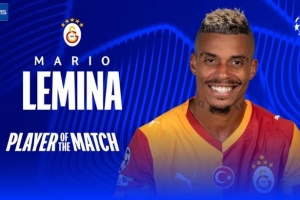 打进致胜球!勒米纳当选加拉塔萨雷1-0利物浦一役全场最佳