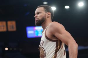 Shams：库里形容自己的右膝问题为难以预测 此前已多次出现反复