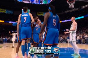 切特前场板造犯规两罚全中绝杀绿军！鸭王绝杀机会三分短了