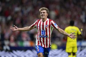 马竞官方:巴里奥斯遭遇右大腿肌肉伤病,复出时间取决于恢复进展