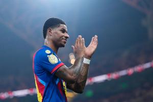 电讯报：弗里克和巴萨高层对拉什福德满意，但永久转会仍非定局