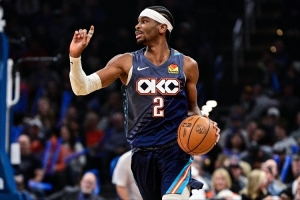 仅输24场!亚历山大连续127场得到20+ 其间雷霆胜率高达81.1%