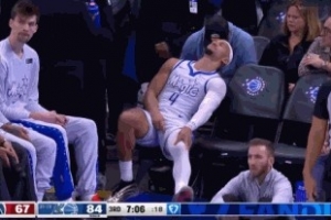 命途多舛!萨格斯追防与萨尔对膝盖受伤下场