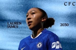 劳伦·詹姆斯续约至2030年:切尔西就是我家,很高兴我和哥哥续约