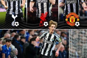 首开纪录！戈登本赛季英超有5球入账，其中4球都是对阵big6打进