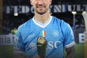 传射建功！波利塔诺当选那不勒斯2-1莱切一役全场最佳