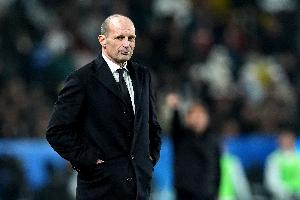 阿莱格里:上半场比赛节奏过于疯狂,对手赢下了每一次身体对抗