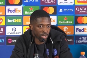 登贝莱：我们有3球优势，但我们会继续进攻，不能只守在自己禁区