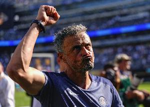 参赛的每个赛季都能带领球队晋级8强,恩里克是欧冠历史唯一