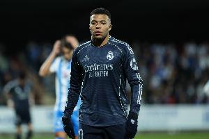 能否出战?TA:皇马前锋姆巴佩没有进行赛前热身