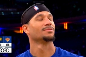 不愧是老六！哈特赛后接受采访 阿尔瓦拉多背后偷袭用力拍他屁股