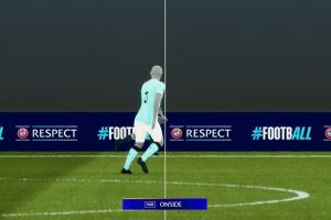 没有越位!B席手球前VAR划线图显示皇马球员没越位