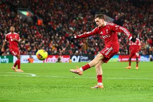 维尔茨对阵加拉塔萨雷单场造8次机会,是利物浦过去10个赛季新高