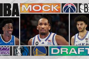 疯三前模拟选秀:国王状元迪班萨 奇才榜眼布泽尔 篮网探花彼得森