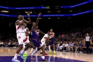 狂轰滥炸！杰伦·格林和布克连续拿分 太阳领先29分轰停猛龙