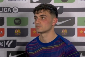 佩德里：霍安做出了很多精彩扑救，他控球时也是不可或缺的一员