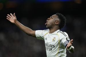 对阵曼城+马竞!维尼修斯连续2场比赛梅开二度,职业生涯首次