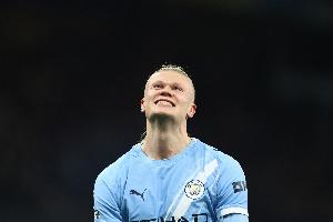 战术隐身!哈兰德加盟曼城4年夺7冠,9场决赛0球0助5冠4亚