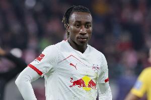 官方:RB莱比锡前锋扬·迪奥曼德肩部受伤,将退出本期科特迪瓦队