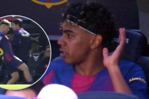 非常不满!亚马尔被换下后不断抱怨:总是针对我,永远都是我