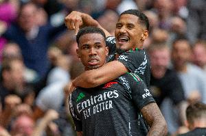 标晚报阿森纳伤情:加布里埃尔、萨利巴等多人有望出战南安普顿