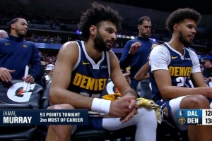 杀死比赛！贾马尔·穆雷内外开花连得5分 砍53分创个人赛季新高