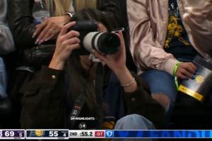 Skip：凯特琳·克拉克竟然在场边拍照？步行者需要她上场比赛