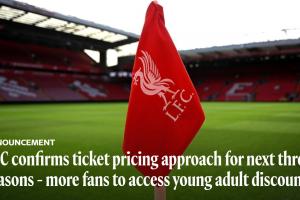 引发球迷不满!利物浦官方:未来三年球票涨价,幅度最高不超过5%