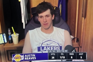 里夫斯谈两天假期:肯定要去打高尔夫 享受和家人在一起的时光