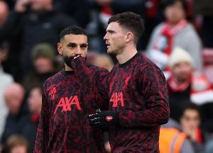 罗伯逊:能和萨拉赫当队友和朋友是荣幸,他是利物浦队史最佳之一