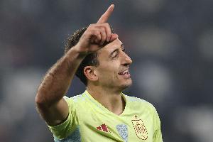 奥亚萨瓦尔近10次代表国家队出战均有进球或助攻,西班牙队史首人