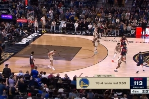 收割!勇士攻防两端压制奇才 轰出18-4攻击波获得9分优势