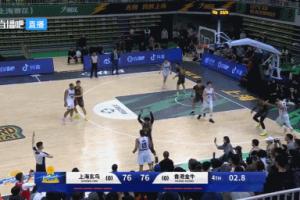 总决赛就得这么刺激！董健兜出接边线球后仰漂移三分绝杀上海玄鸟