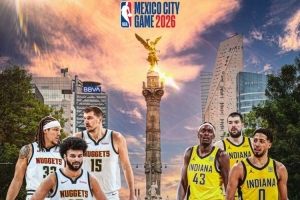 NBA官方公布2026年墨西哥赛:掘金对阵步行者 比赛时间11月份