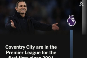 时隔25年重返英超!考文垂8年内从第四级别联赛到英超
