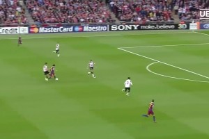 统治级！梅西11年欧冠决赛的个人表演！无处不在的超级10号！