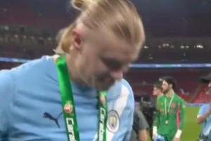 有些尴尬！哈兰德曼城生涯9次决赛0球0助！