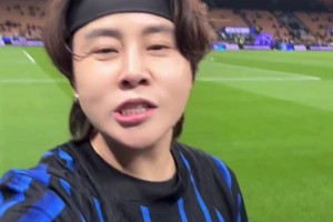 排面拉满！中国短道速滑“濛主”王濛曾身披国米战袍向内拉们拜年